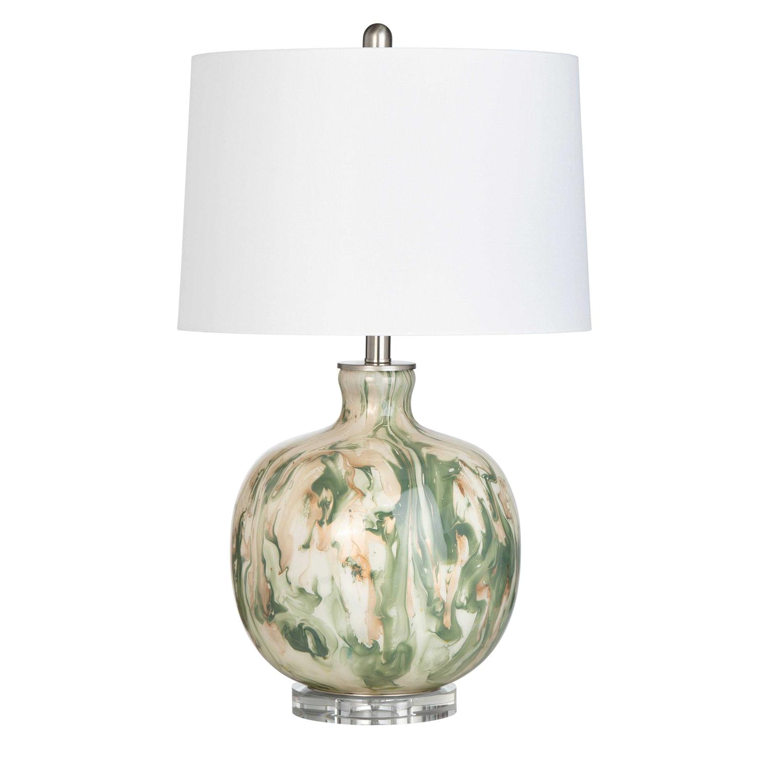 Crestview Collection Waverly Glass 26.75 Table Lamp 197A9