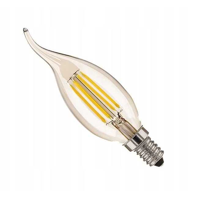 Alternative view of SHUWDKAR Low Voltage 12V 24V Candelabra E12 Base LED Light Bulb Flame Tip 40Watt Equivalent Warm White 2700k for 12volt Landscape Lighting RV Camper