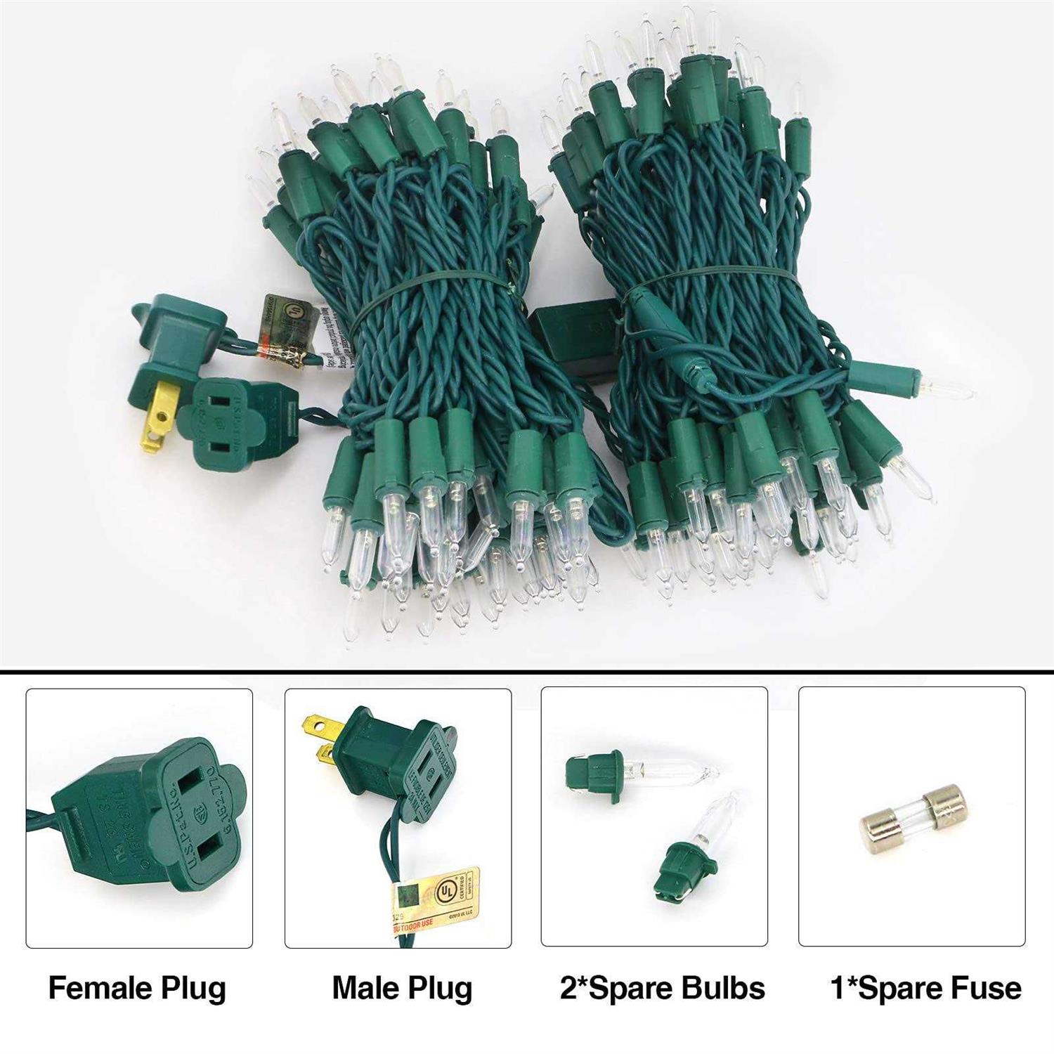 Cirza 150-count Led Christmas String Lights Wire 50 - Image 4