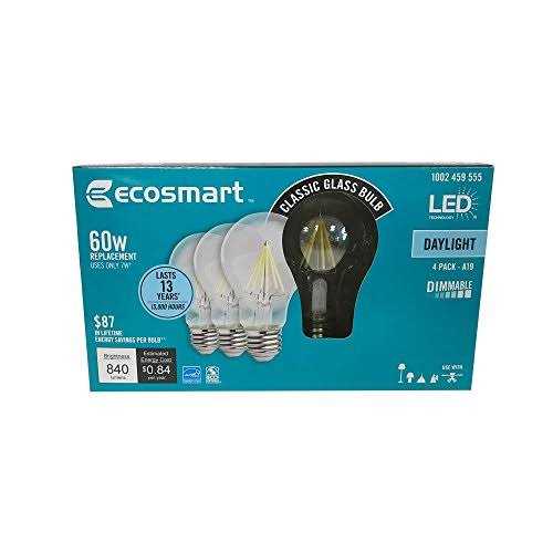 Ecosmart 60W LED Daylight Vintage A19 - Image 5