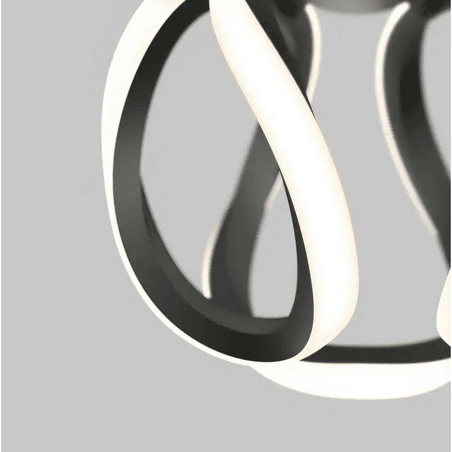 Artika Vivaldi Integrated LED Pendant Light 3CCT Black - Image 5