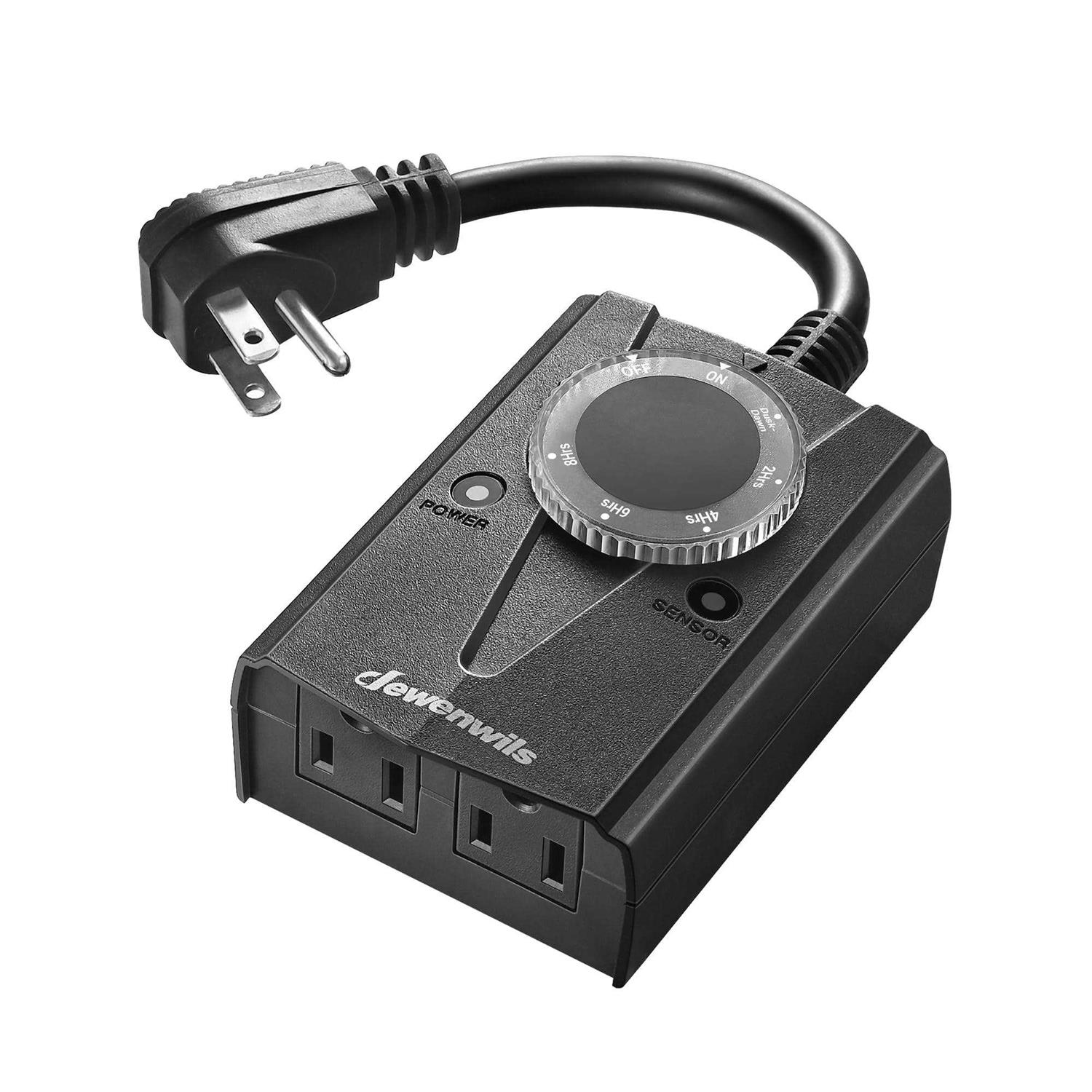 DEWENWILS Outdoor Light Timer for Christmas Waterproof Plug in Timer Switch - Image 5