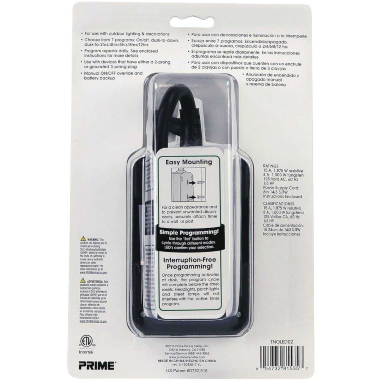 Prime Outdoor Countdown Timer Black - Image 5