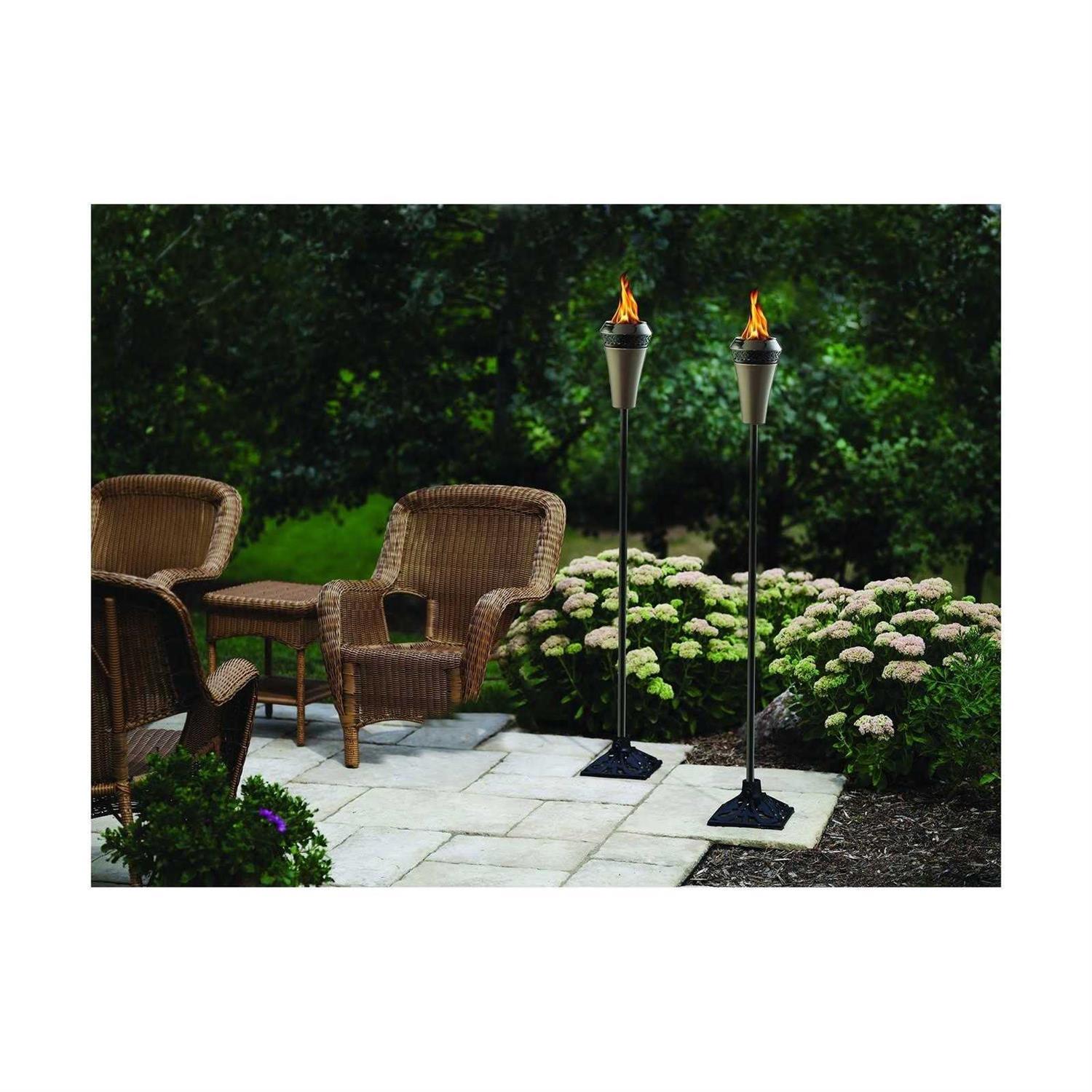 Tiki Cast Iron Black Torch Stand - Image 4