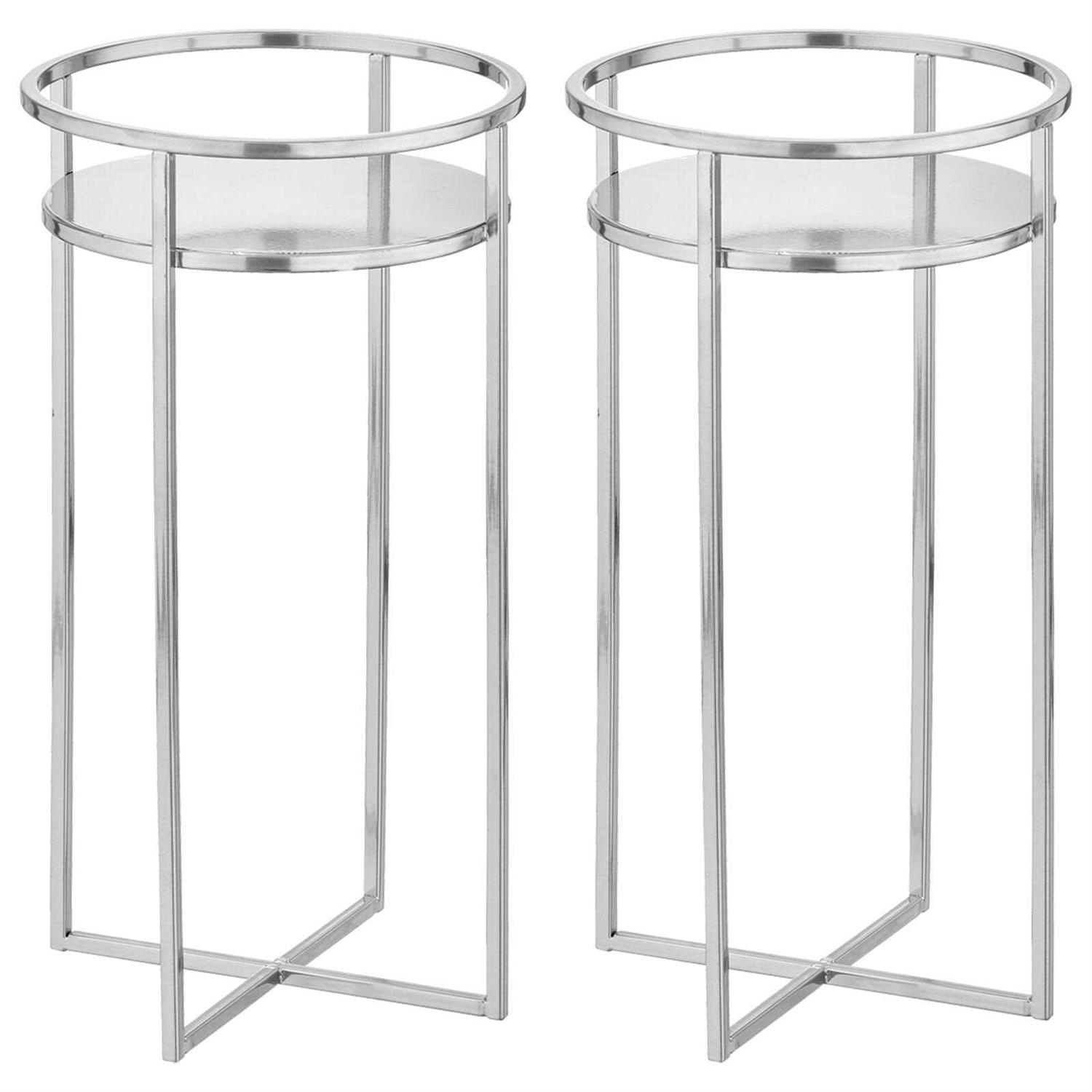 mDesign Metal Modern Indoor/Outdoor Plant - Image 5