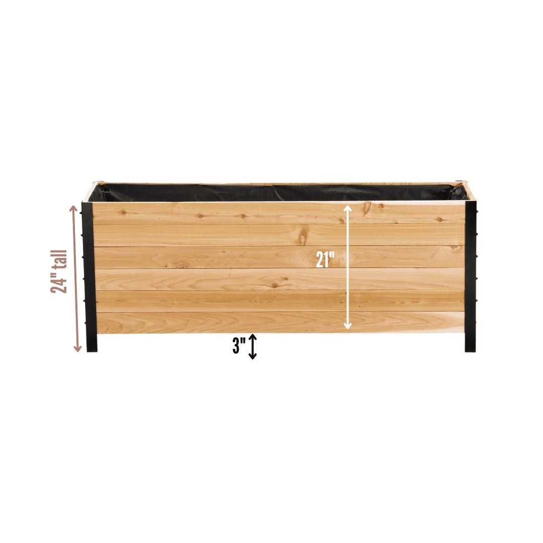 Cedar Planters 18 x Planter Box - Image 3
