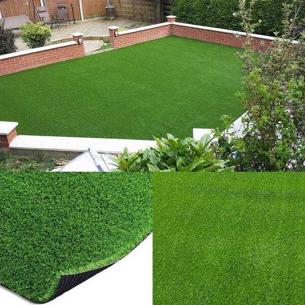 Lita 5.5ft x 6.5ft Realistic Deluxe Artificial Grass Synthetic Thick Lawn Turf C - Image 4