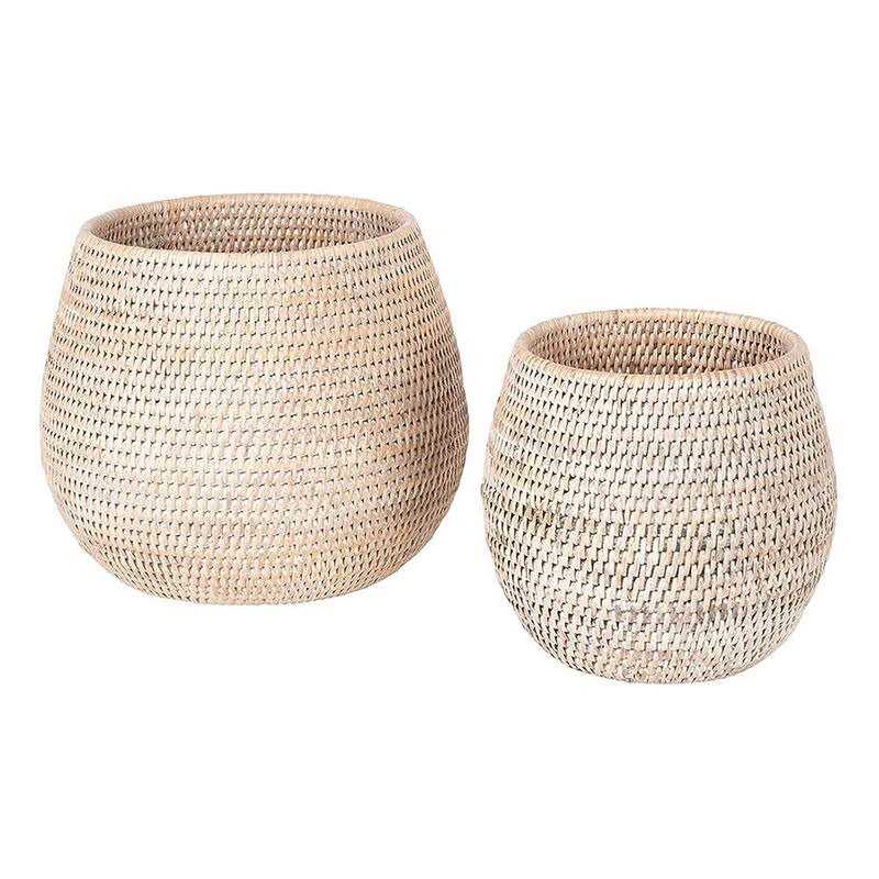 Kouboo La Jolla Coco Rattan Bowl - Image 4