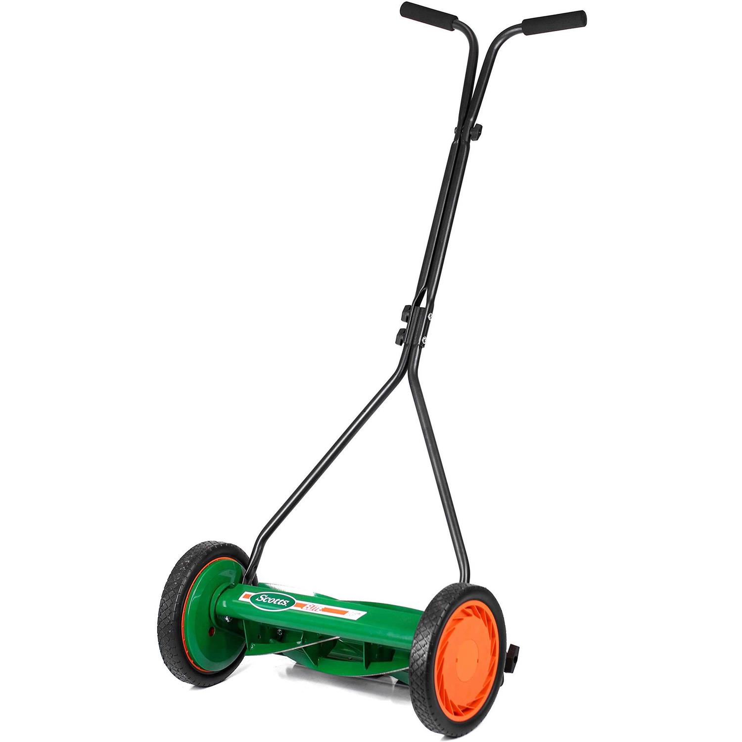 Scotts Scott's 16 in. Manual Walk Behind Push Reel Lawn Mower - Home ...