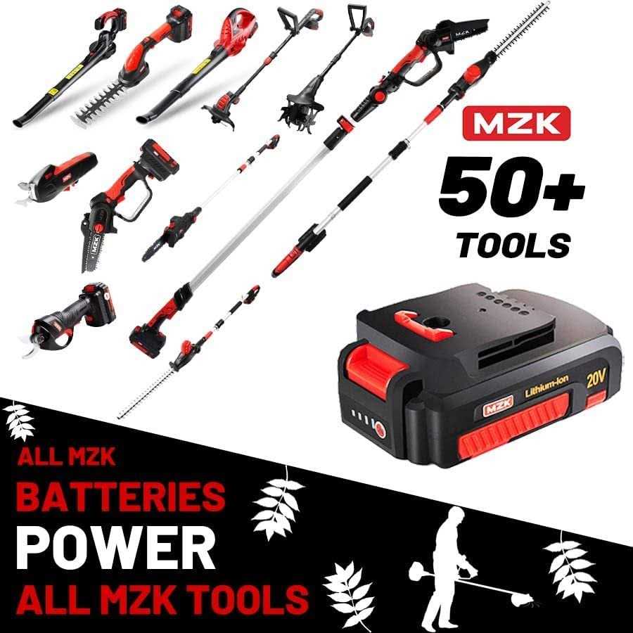 Mzk 2-in-1 Cordless Pole Saw & Mini Chainsaw with 3 Replacement Chain - Image 3