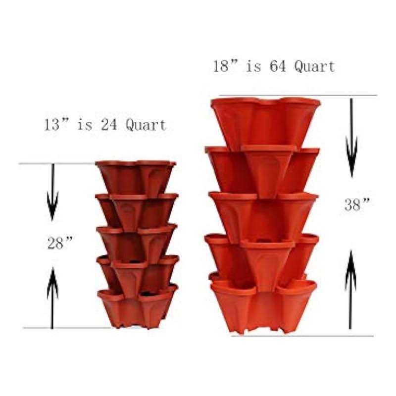 Mr Stacky 5 Tier Strawberry Planter - Image 4