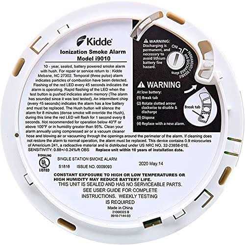 Kidde Smoke Detector 10-Year Battery LED Indicators - Image 3