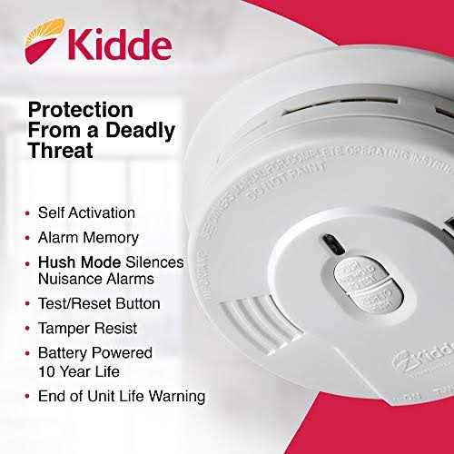 Kidde Smoke Detector 10-Year Battery LED Indicators - Image 3