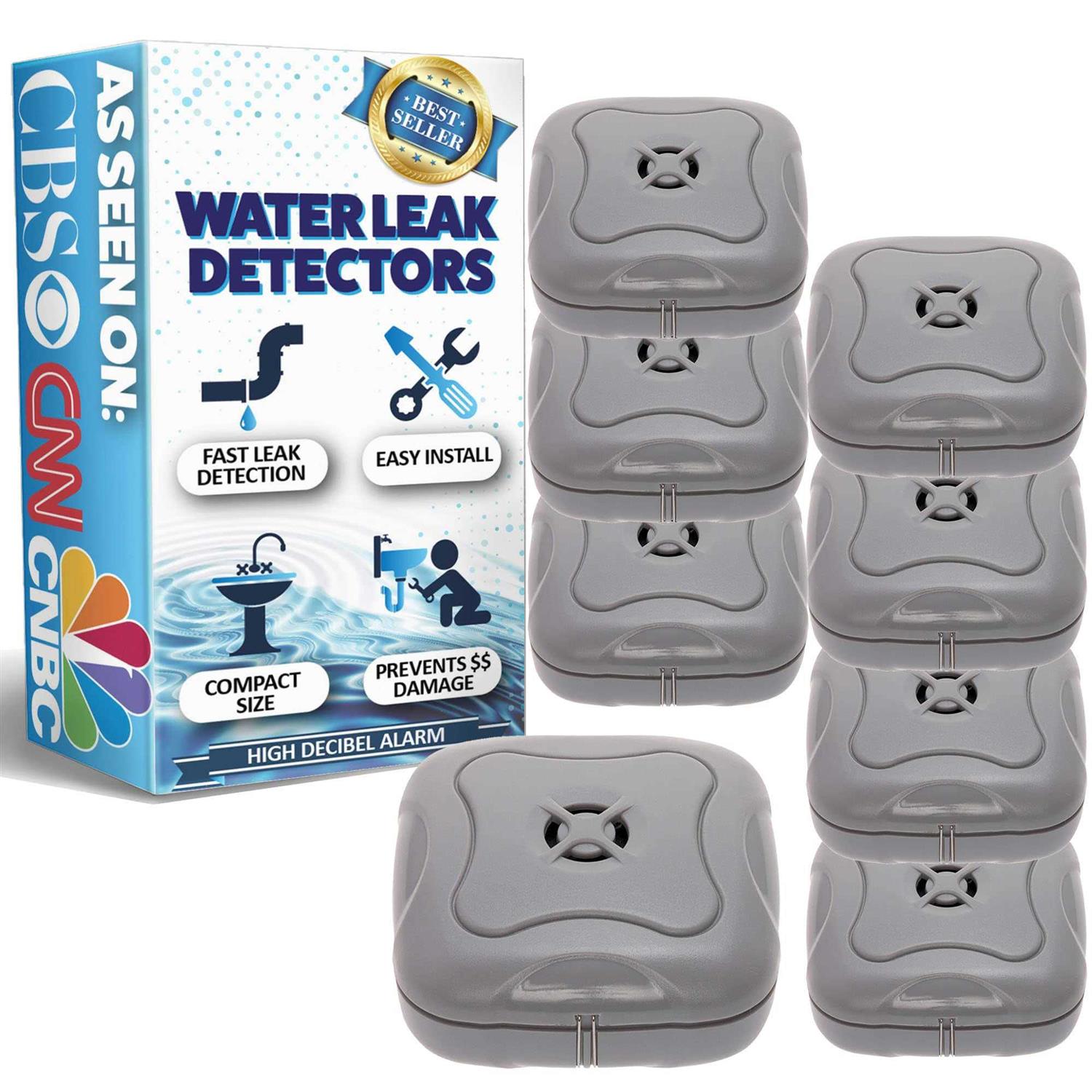 Mindful Design Water Leak Detector 95 dB Flood Detection Alarm Sensor for Bathrooms - Image 4