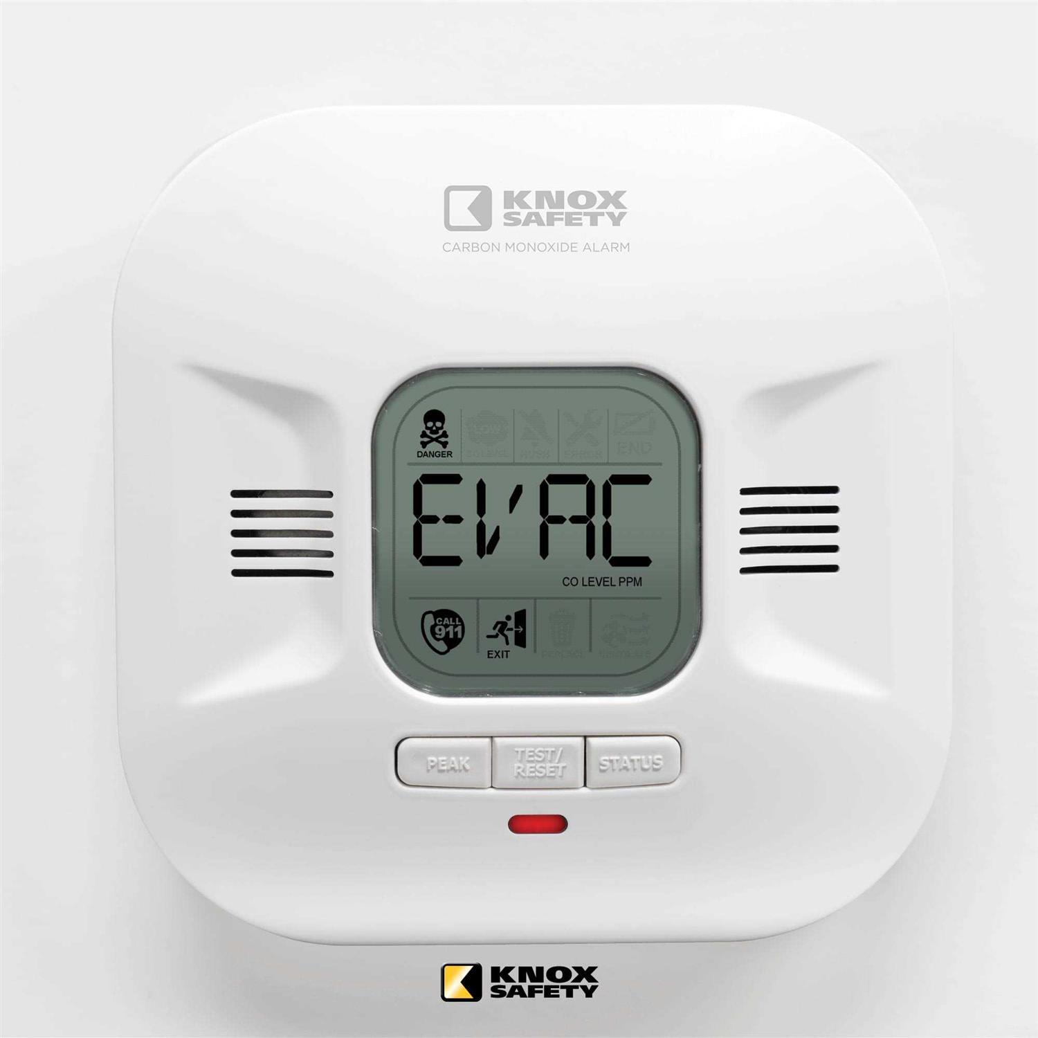 Knox Safety Plugin Carbon Monoxide Detector Voice Alert & Display 10-Year Battery Backup - Image 3