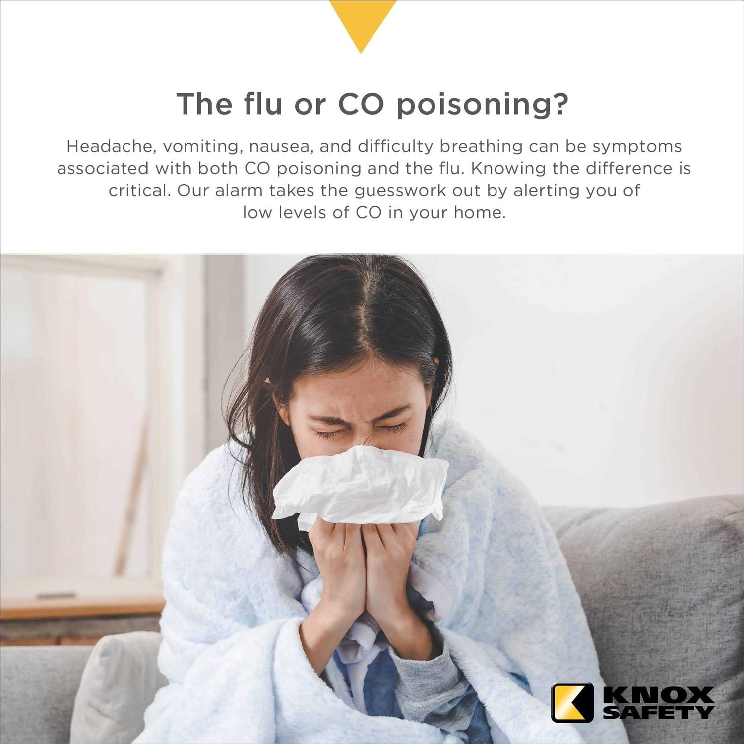 Knox Safety Plugin Carbon Monoxide Detector Voice Alert & Display 10-Year Battery Backup - Image 5