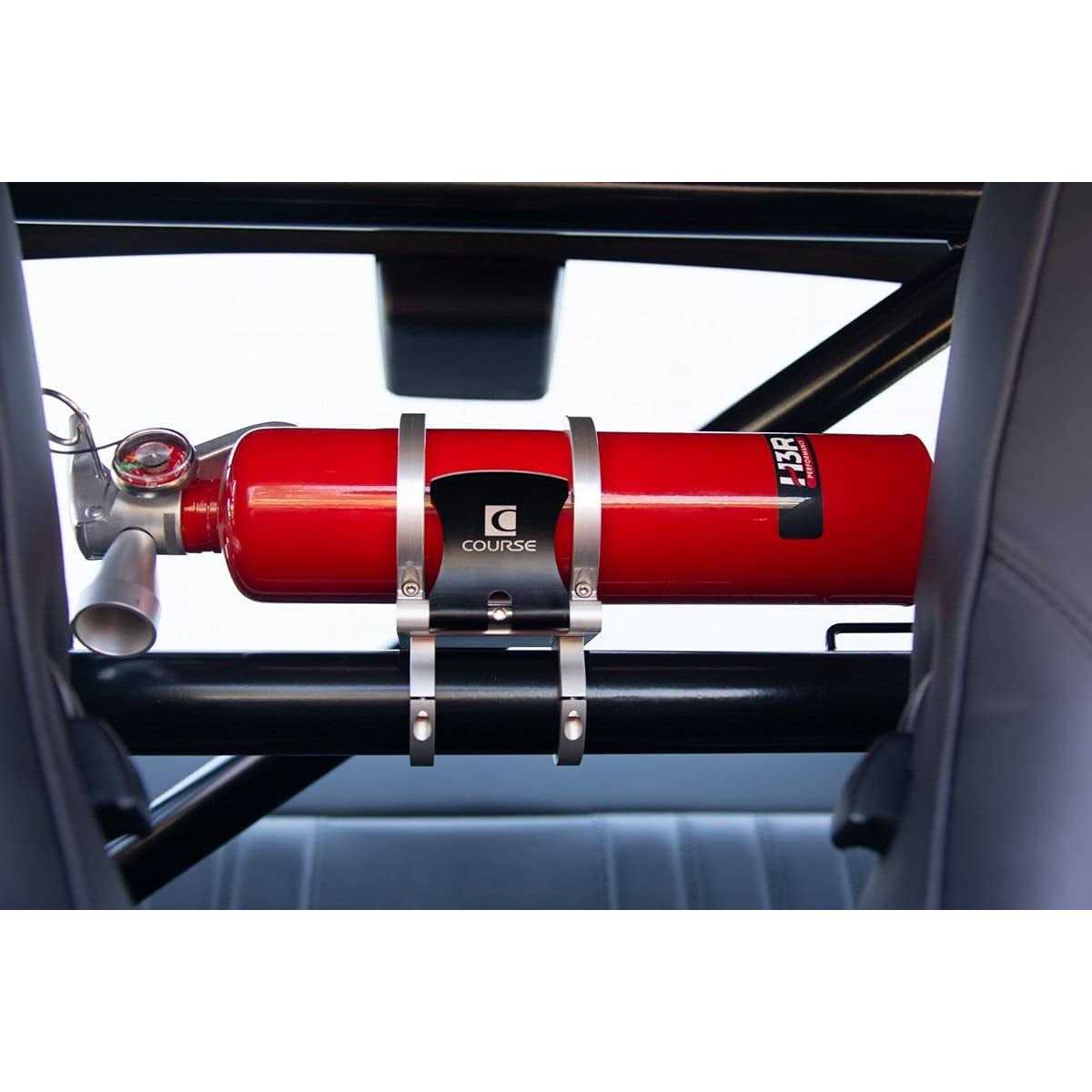 Course Motorsports Cam-lock Fire Extinguisher Quick Release – For High Vibration Applications Aluminum / Black - Image 3