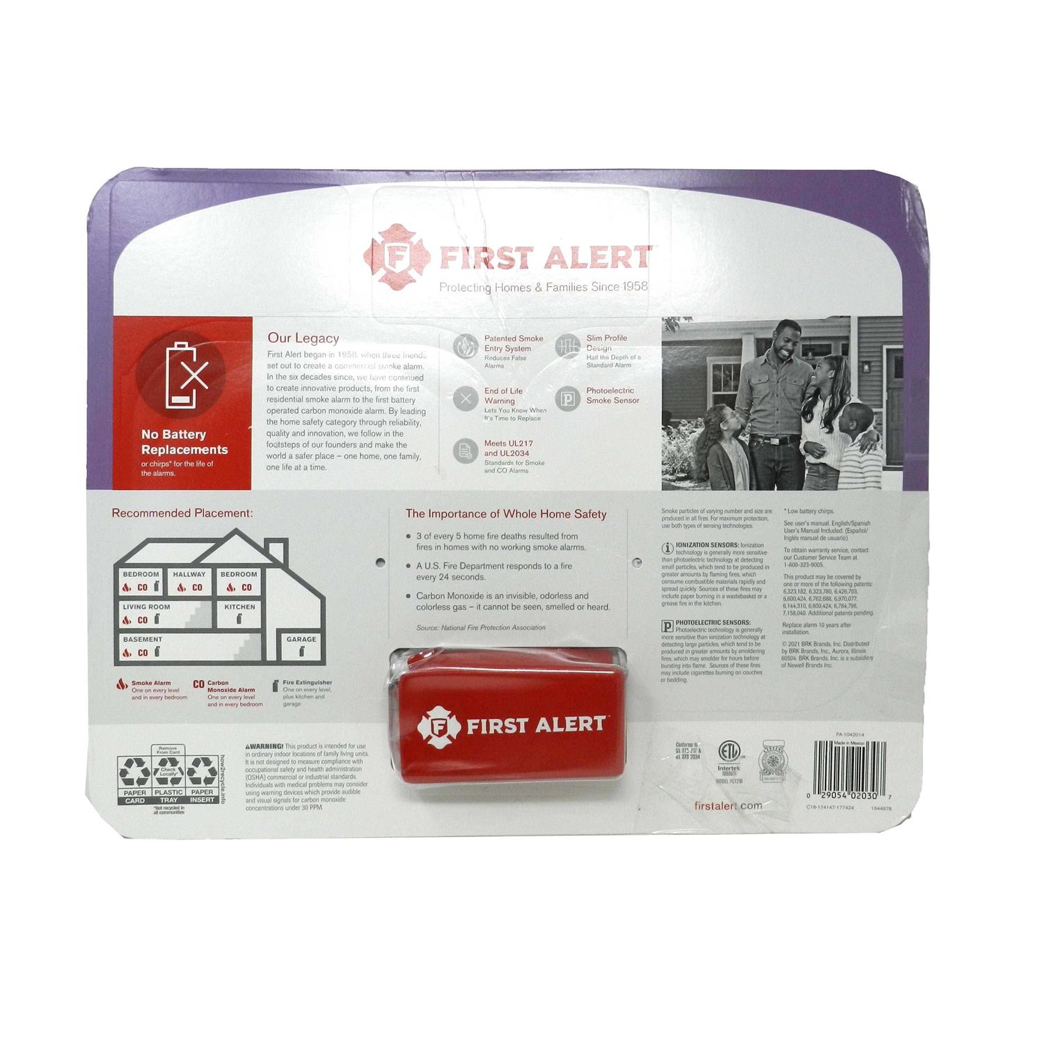 First Alert 2-in-1 Smoke and Carbon Monoxide Alarm - Image 4
