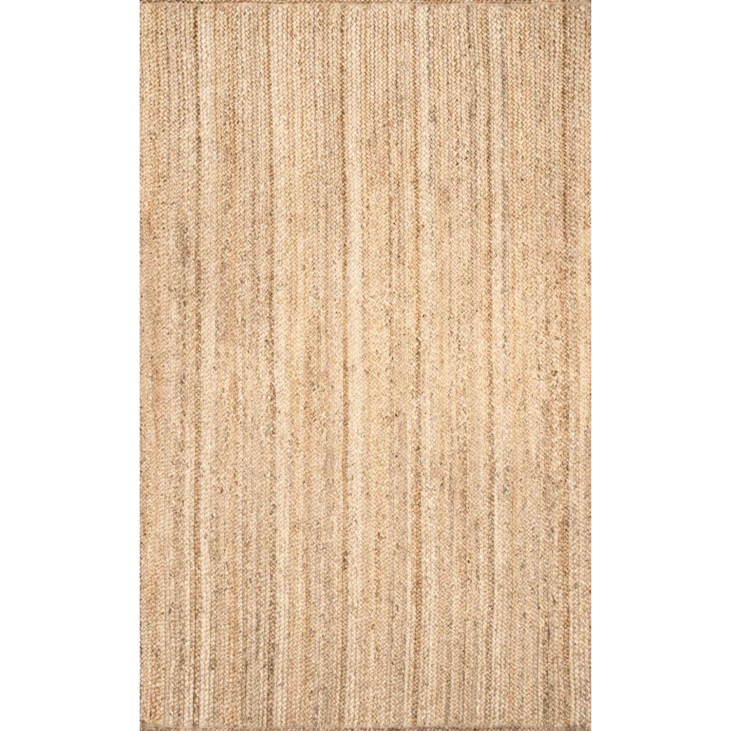 nuLOOM Hand-Woven Rigo Jute Area Rug