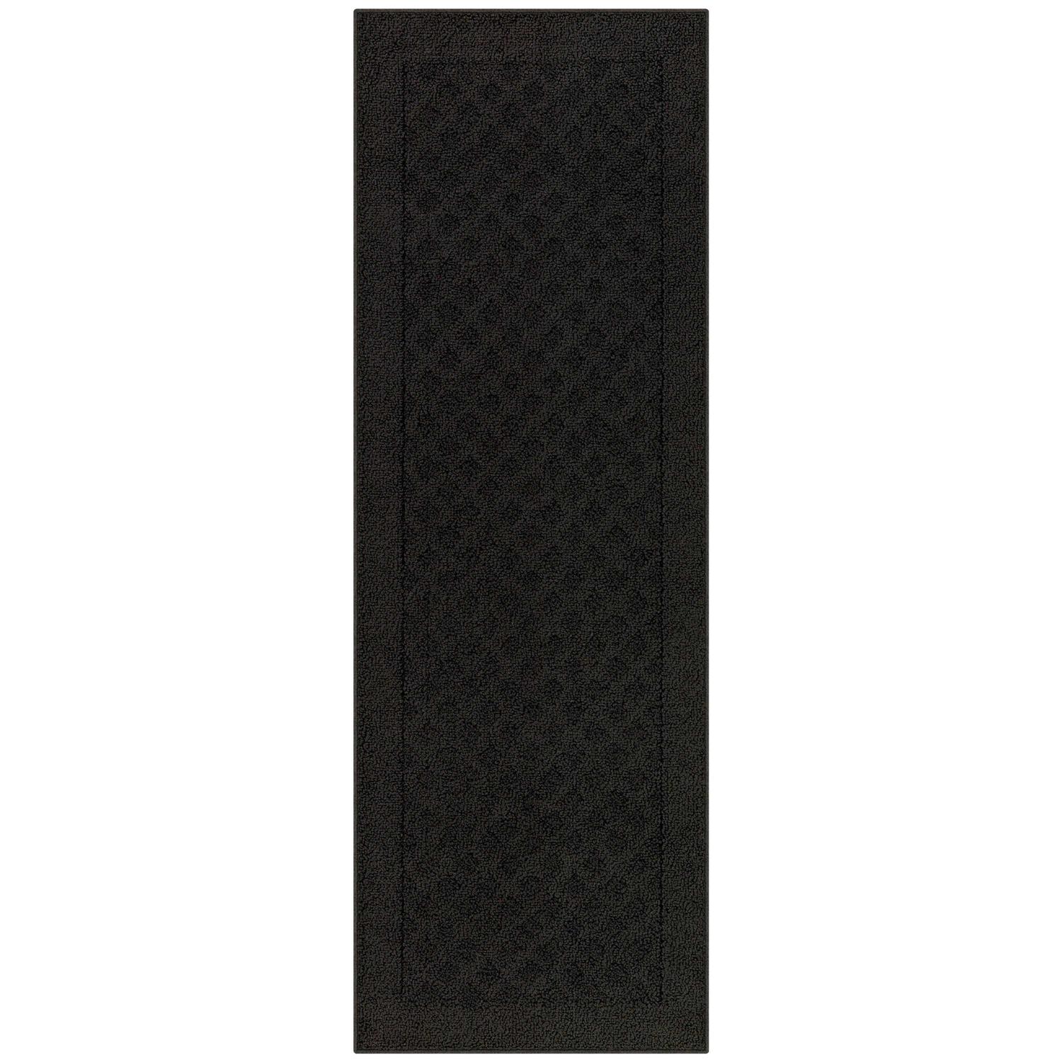 Mainstays Dylan Solid Diamond Traditional Indoor Rug