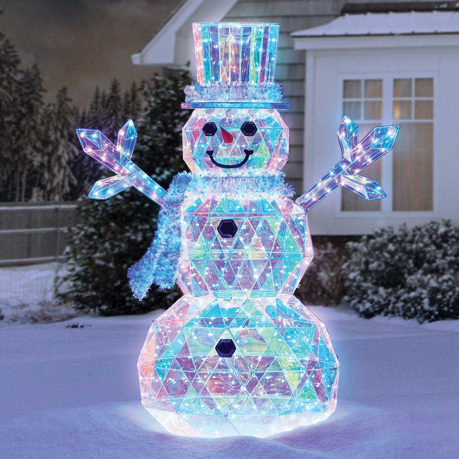 Member's Mark 6' Pre-Lit Prismatic Snowman