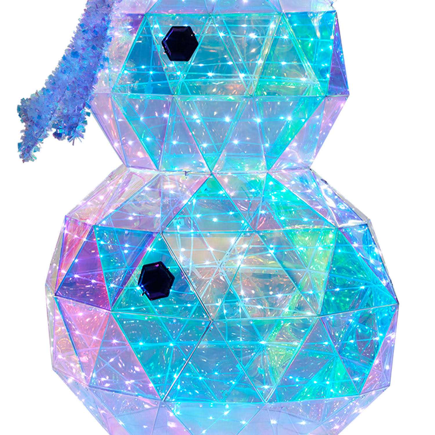 Member's Mark 6' Pre-Lit Prismatic Snowman - Image 4
