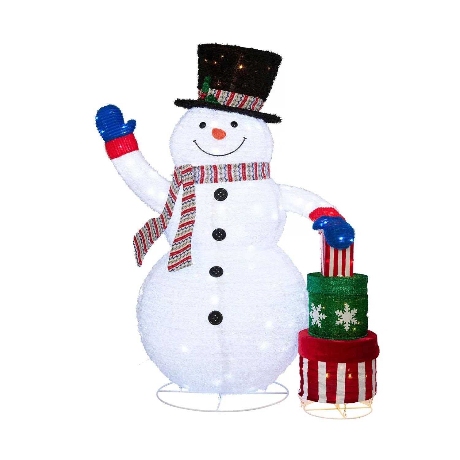 Member's Mark 72 Pre-Lit Pop-Up Twinkling Snowman - Home & Office ...