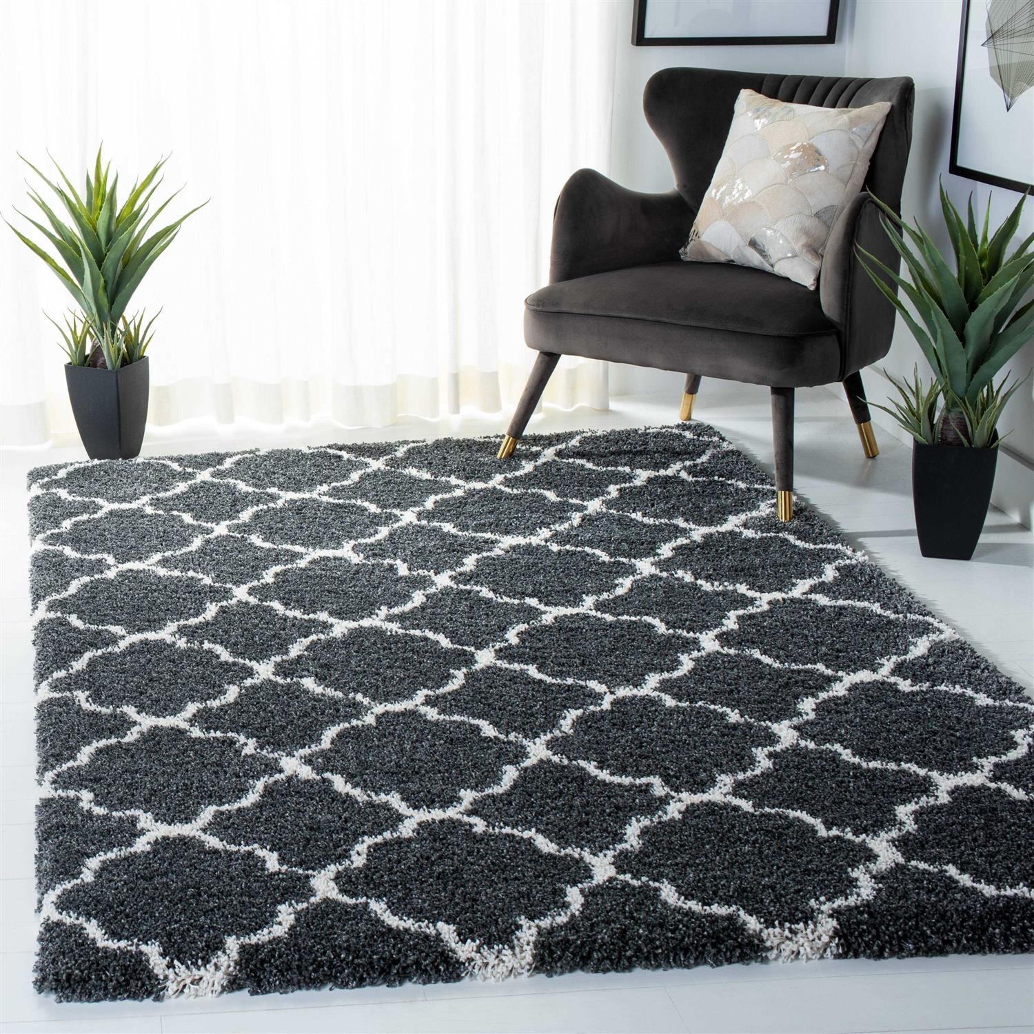 Alternative view of Safavieh Hudson Shag Ivory Rug