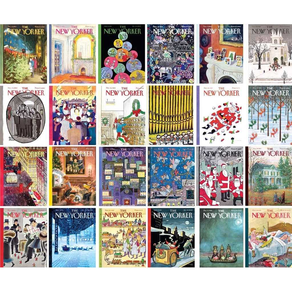 New York Puzzle Company New Yorker Puzzle Advent Calendar - Image 3