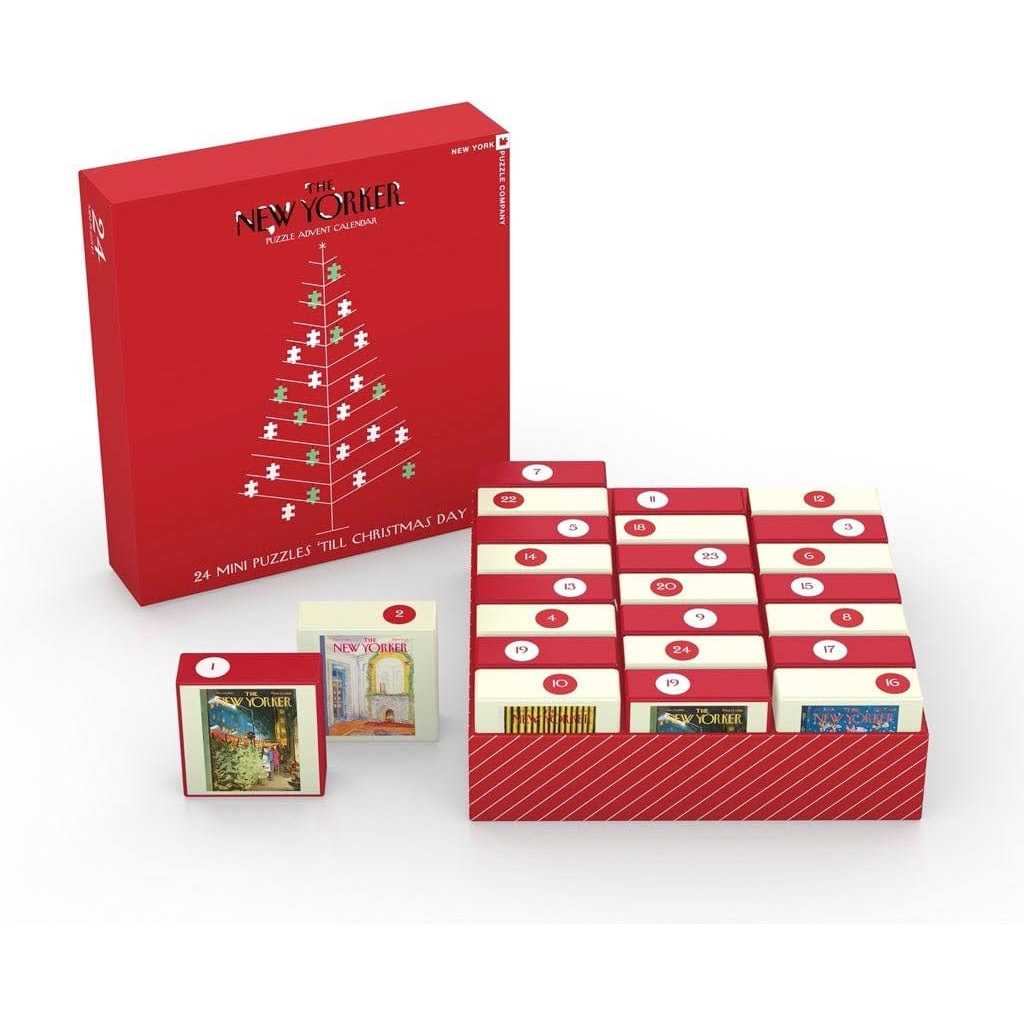 New York Puzzle Company New Yorker Puzzle Advent Calendar - Image 5