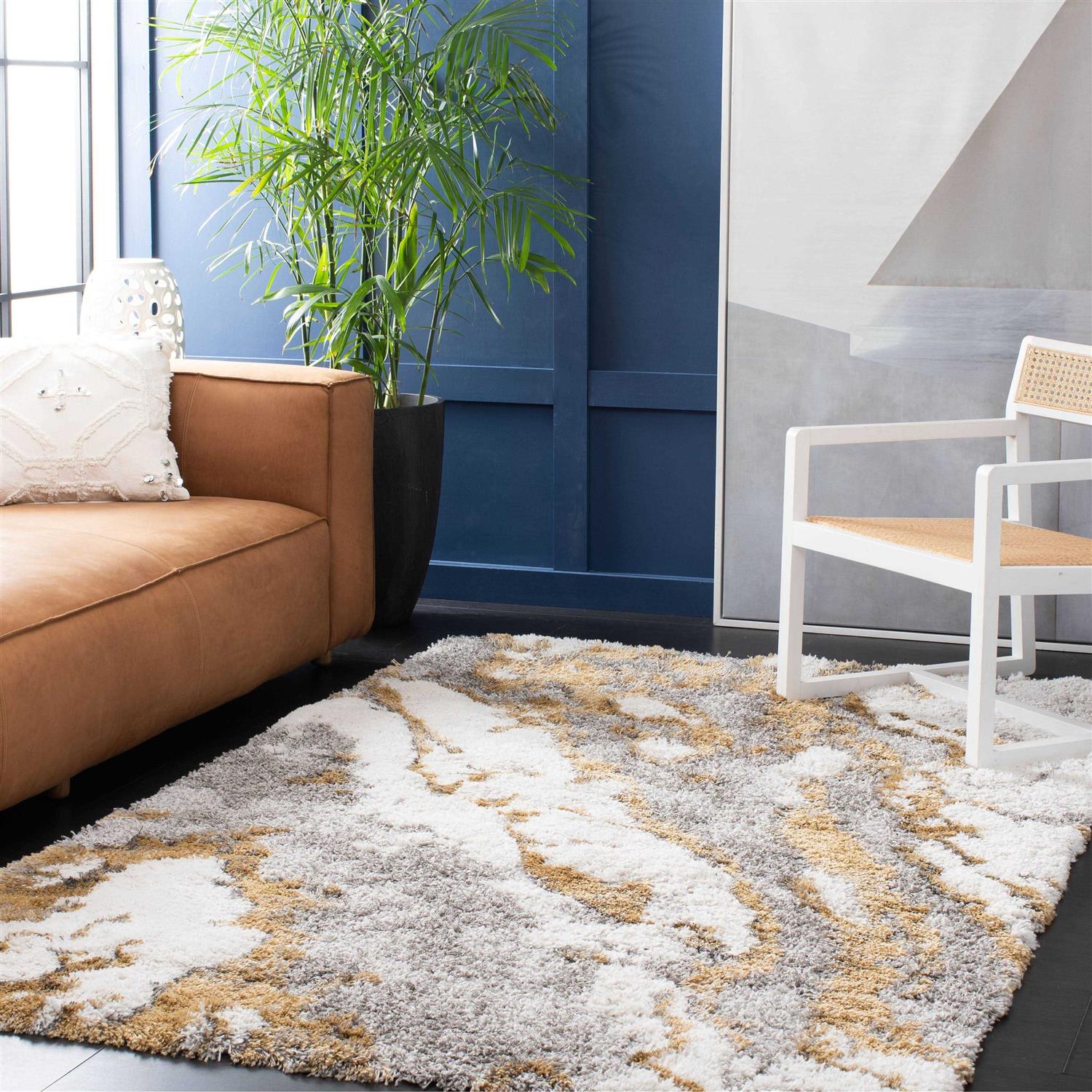 Alternative view of Safavieh Horizon Shag Rug Collection HZN890D