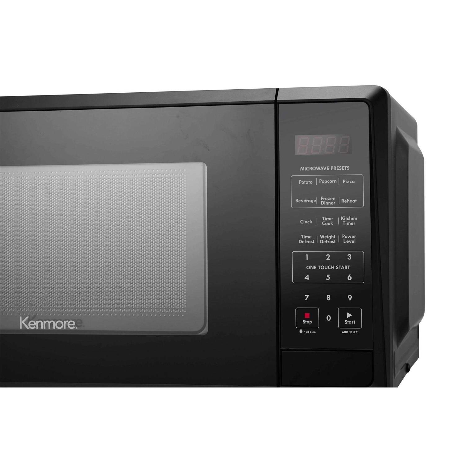 Kenmore 1.1 cu-ft Black Microwave - Image 4