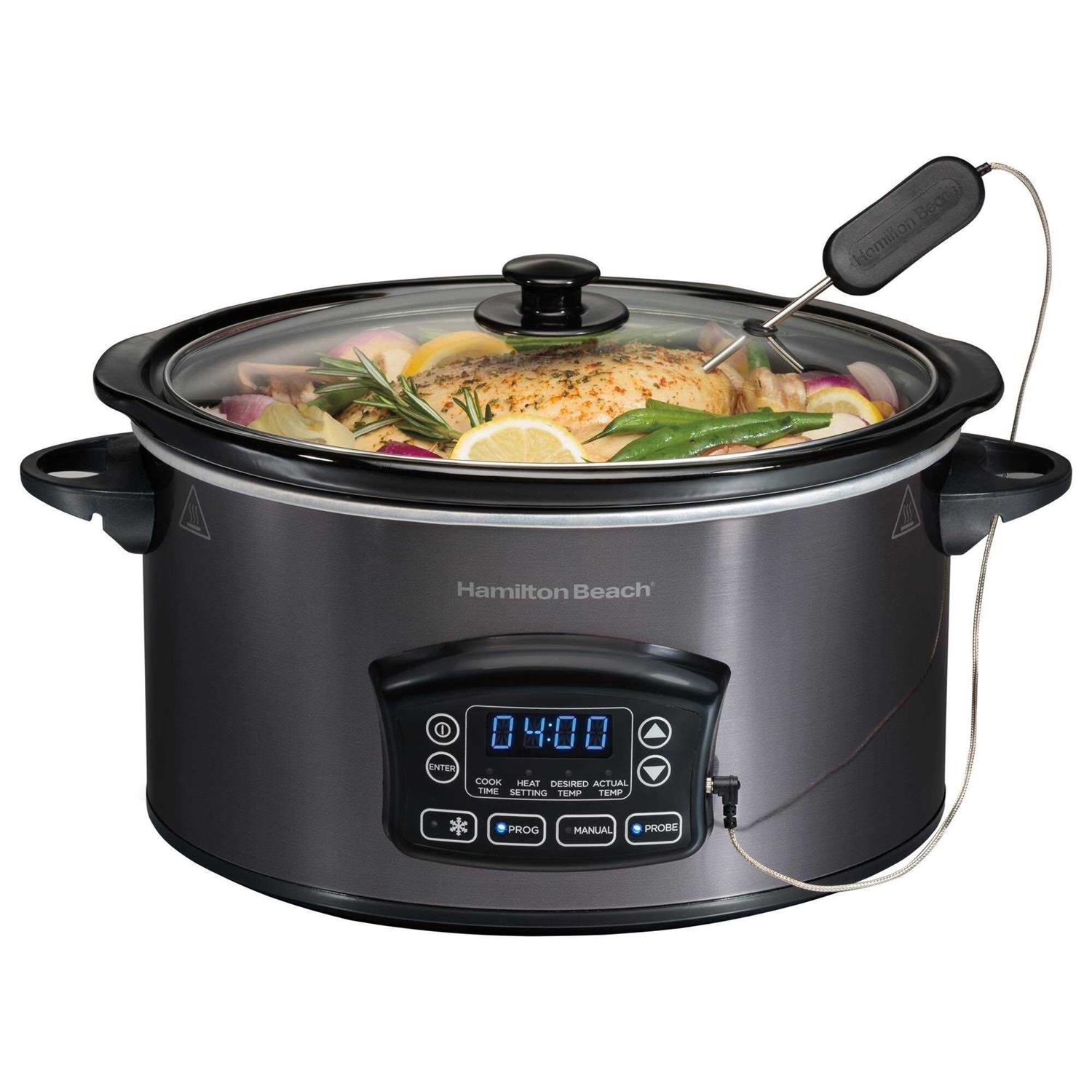 Hamilton Beach 6-qt Programmable Defrost Slow Cooker - Image 2