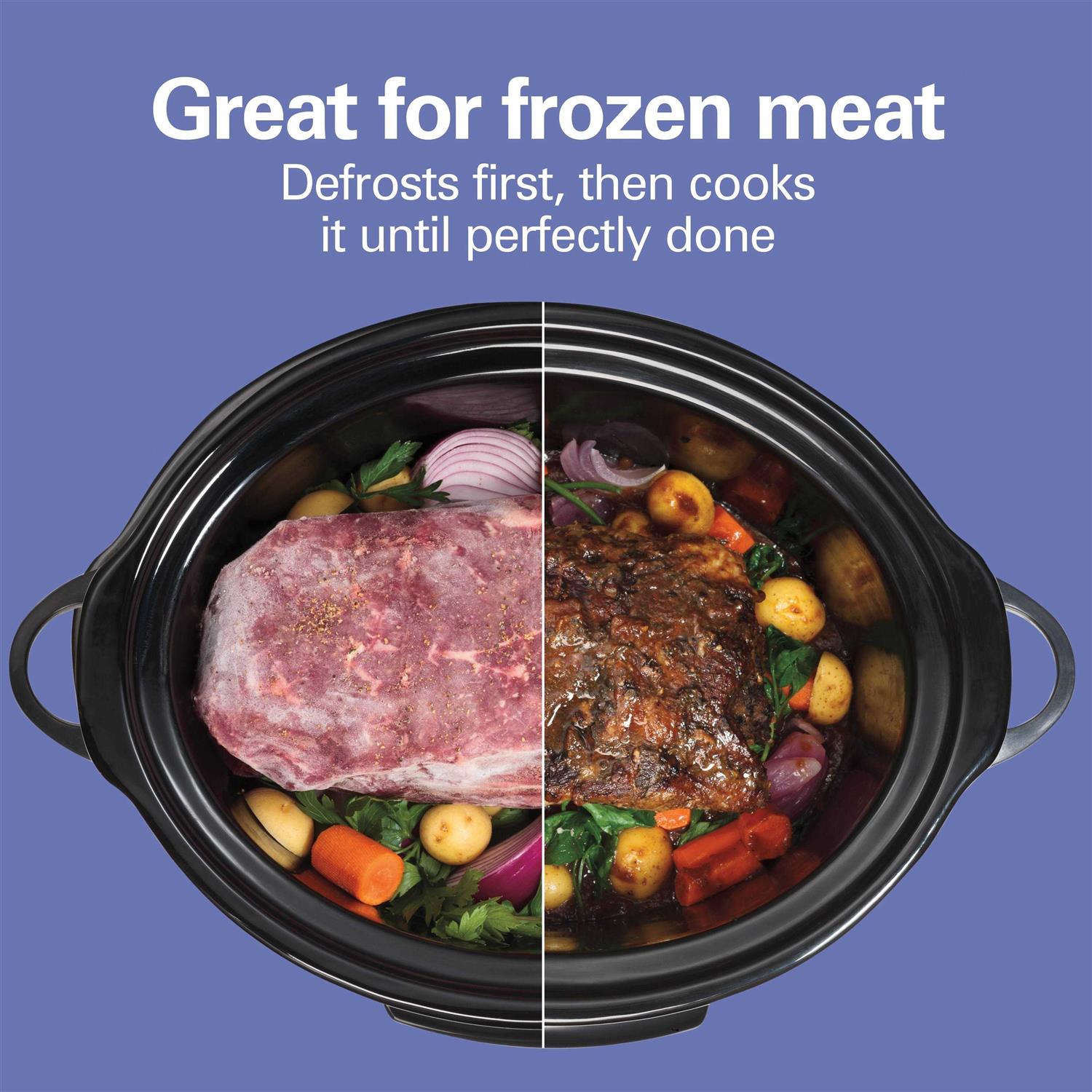 Hamilton Beach 6-qt Programmable Defrost Slow Cooker - Image 3